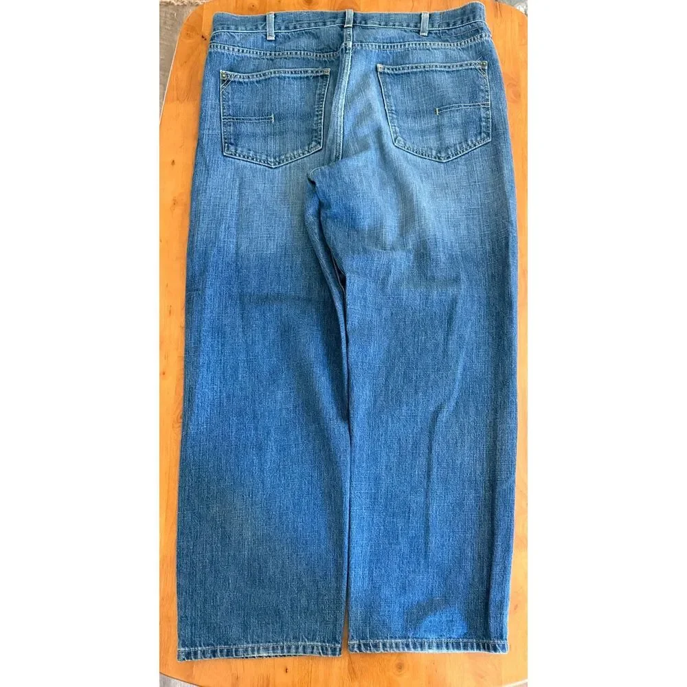 Vintage Y2K 2000s Calvin Klein Jeans Relaxed Straight Baggy Wide jeans 36 VTG‎